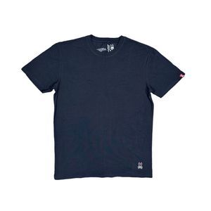 Psycho Bunny Black Crew Neck Logo Tee - Size Small